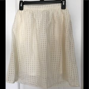 NWT Ivory Maison Jules skirt